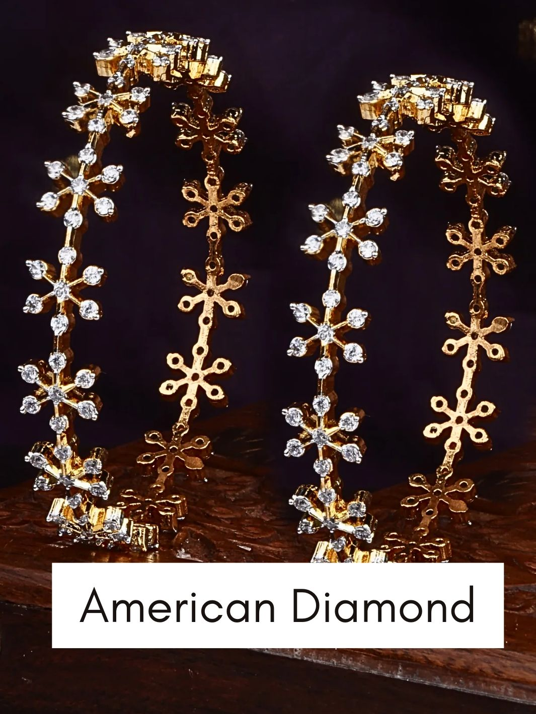 American Diamond bangles