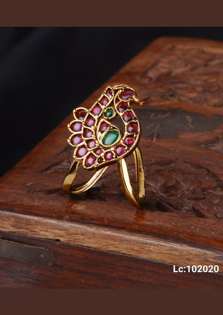 Kundan stone ring c102020
