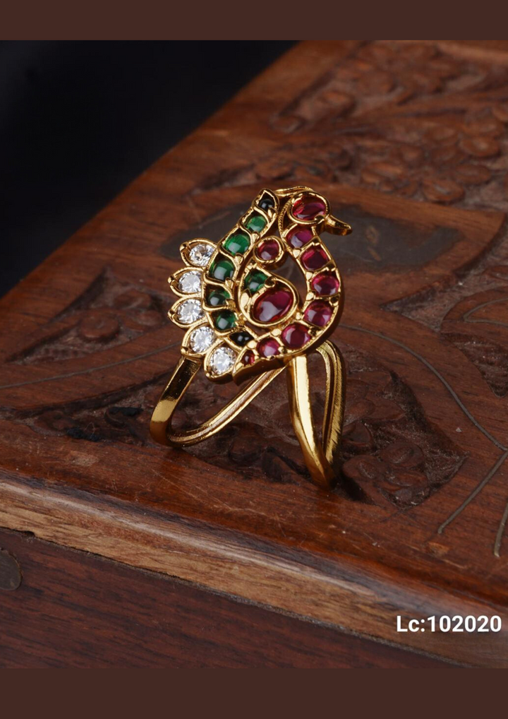 Kundan stone ring c102020